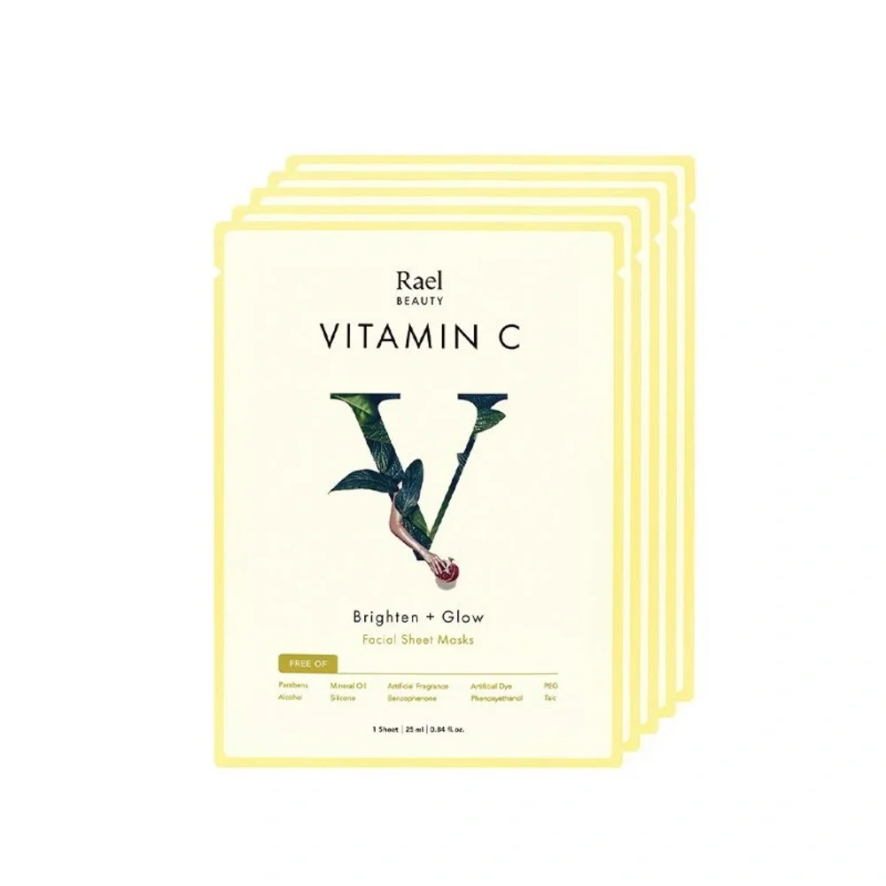 RAEL BEAUTY Vitamin C Facial Sheet Masks